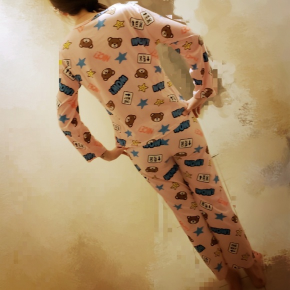 Cute Bear Long Sleeve Pajamas - Picture 8 of 8